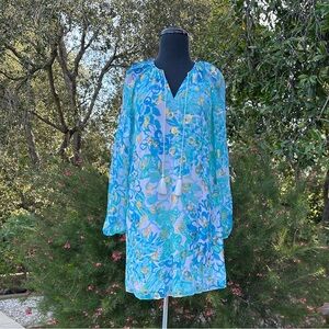 NWT Lilly Pulitzer "Saria" dress with metallic embellishment - size 0